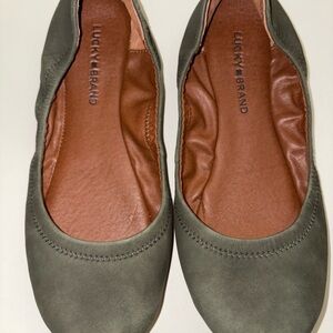 Lucky Brand Gray and Brown Flats for Everyday Comfort